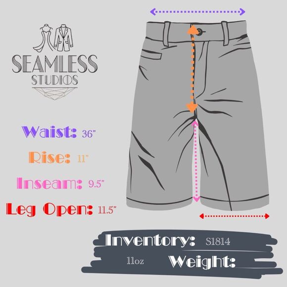 Tommy Bahama Men's W36 Lime Green Linen Blend Flat Front Bermuda Shorts - Picture 7 of 7